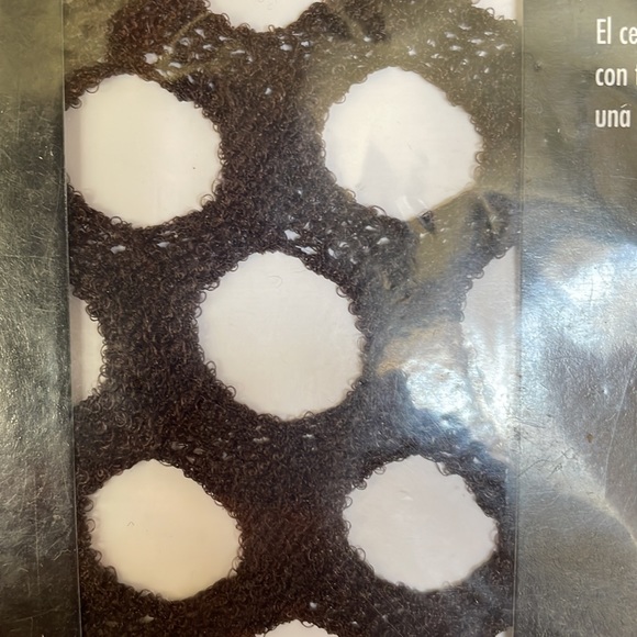 WOLFORD Natalja Black Eyelet Knit Tights Medium - Picture 3 of 3